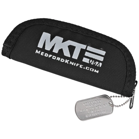 Medford Knife Praetorian Swift FL Flipper Drop Point Blue Titanium, Tumbled S45VN by Greg Medford