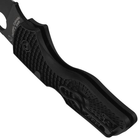 Nóż składany Spyderco Lil' Native Lightweight Black FRN, Black DLC CTS BD1N by Eric Glesser (C230PBBK)