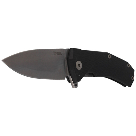 Nóż składany LionSteel KUR Black G10, Stonewashed Sleipner by Molletta (KUR BK)