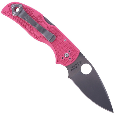 Spyderco Native 5 FRN Pink PlainEdge Knife (C41PPN5)