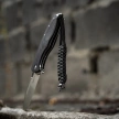 M-Tac knife lanyard Cuboid Skull Black/Grey paracord (TMLCS-BKGR)