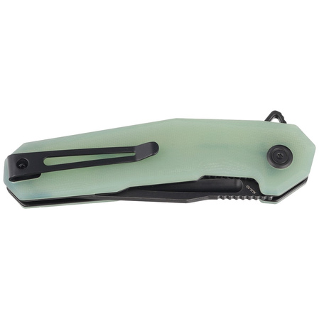 Nóż składany Kubey Carve KB237F Jade G10, Blackwashed AUS-10