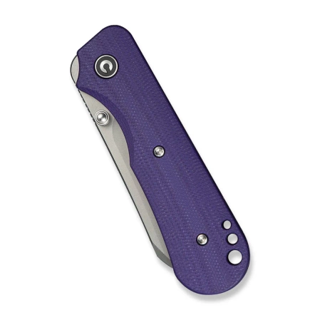 Nóż składany Civivi Crabby Purple G10, Stonewashed 14C28N by Ken Onion Jr. (C24055-2)