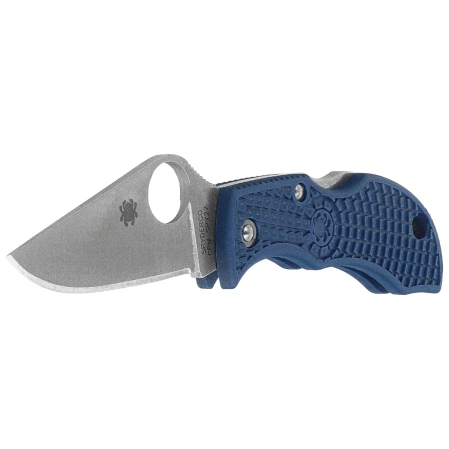 Nóż składany Spyderco Manbug Cobalt Blue FRN, Satin CPM SPY27 by Sal Glesser (MPCBL)