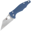 Spyderco Yojimbo 2 Knife Cobalt Blue G10, Satin CPM SPY27 by Michael Janich (C85GPCBL2)