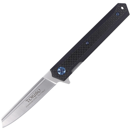 Tokisu Black G10/Carbon Fiber, Satin 7Cr17MoV (18450)