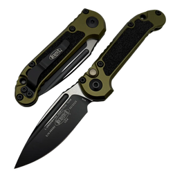 Microtech LUDT Gen III S/E Automatic Knife OD Green Aluminum, Black M390MK by Tony Marfione (1135-1OD)