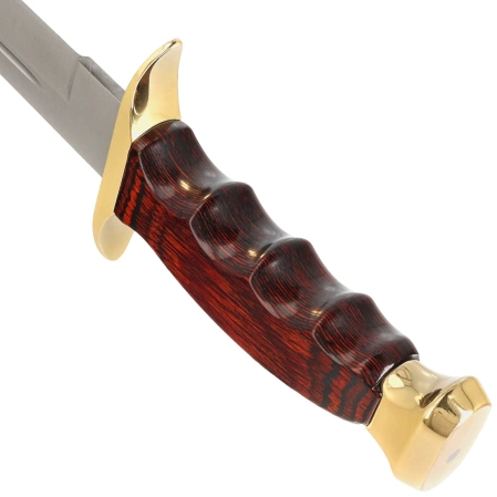 Muela BW-19 Pakka Wood Knife, Satin X50CrMoV15