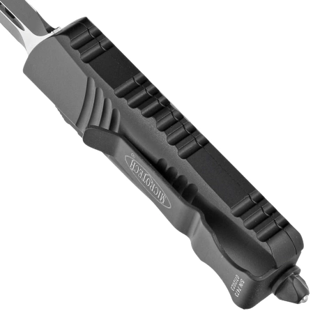 Nóż automatyczny OTF Microtech Mini Troodon D/E Black Aluminium, Black by Tony Marfione (238-3T)