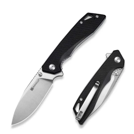 Nóż składany Sencut Stratex Black G10, Satin 9Cr18MoV (S25055-1)