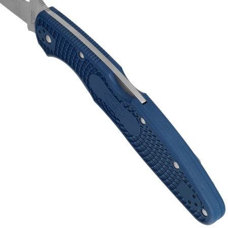 Nóż składany Spyderco Police 4 Lightweight Cobalt Blue FRN, Satin CPM-SPY27 by Sal Glesser (C07PCBL4)