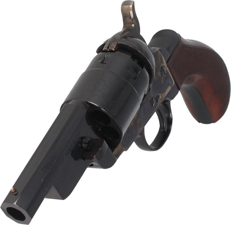 Pietta 1851 Colt Navy Yank Steel Snubnose .44 Revolver (YAS44MTLC)