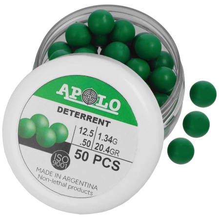 Kule polimerowe Apolo Deterrent Poly Heavy .50 cal, 1.34 g, 50 szt.