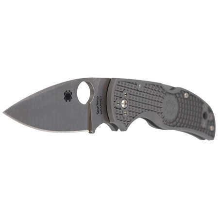 Spyderco Native 5 FRN Grey Maxamet PlainEdge Knife (C41PGY5)