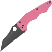 Spyderco Yojumbo Sprint Run Knife Pink G10, Black DLC CPM S30V by Michael Janich (C253GPNBK)