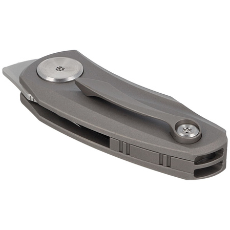 Nóż składany Bestech Tulip Dark Grey Titanium, Fine Stonewash M390 by Ostap Hel (BT1912E)