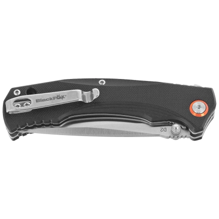 Nóż składany BlackFox Spectrum Black G10, Satin D2 (BF-782 OR)