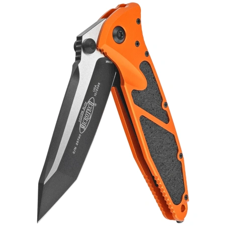 Microtech Socom Elite T/E-M Knife Orange Aluminum, Black M390MK by Tony Marfione (161-1OR)