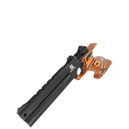 Reximex RPA Orange Laminated 4.5mm PCP Air Pistol with Regulator