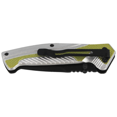 Nóż składany Herbertz Solingen Hit Green / Silver Aluminium, Black Blade (566311)