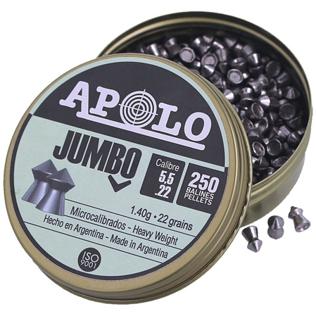 Śrut Apolo Jumbo 5.5 mm 250 szt. 1.40g/22.0gr (19921)