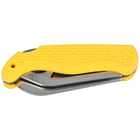 MAC Coltellerie Boat 2 Sailing Knife Yellow PP/TPE, Satin W 1.4034 (MC BOT2.Y)