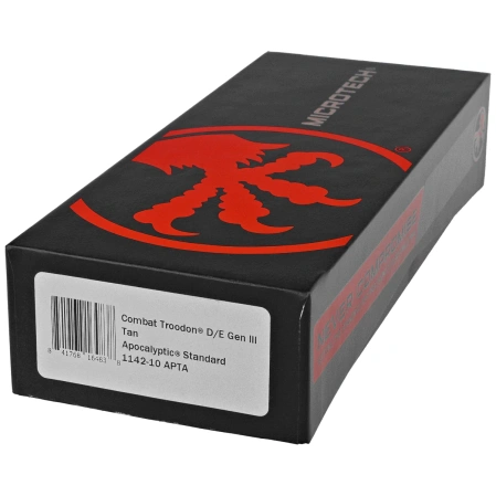 Nóż automatyczny OTF Microtech Combat Troodon Gen III D/E Tan Aluminium, Apocalyptic M390MK by Tony Marfione (1142-10APTA)