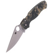 Spyderco Para Military 2 G-10 Camo PlainEdge Knife (C81GPCMO2)