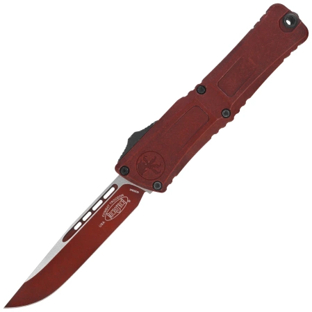 Microtech Combat Troodon Gen III S/E Knife Cerakote Weathered Crimson Aluminum, Cerakote Weathered Crimson M390MK by Tony Marfione (1143-1WCM)