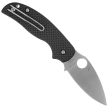 Spyderco Sage 6 Knife Black Carbon Fiber/G10, Satin CPM S30V by Sal Glesser (C123CFBCLP)