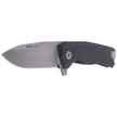 Nóż składany LionSteel ROK Black Aluminium, Satin M390 by Molletta (ROK A BS)