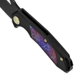 Nóż składany Kubey KB Knives Coeus Black Titanium/Timascus, Black DLC CPM S35VN (KB286B)