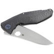 Nóż składany Spyderco Drunken Carbon Fiber / Titanium, Satin CPM S90V Plain by Dmitry Sinkevich (C235CFTIP)