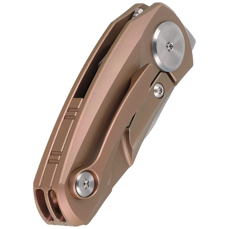 Nóż składany Bestech Tulip Frame Lock Pink Titanium, Stonewashed / Satin M390 by Ostap Hel (BT1913D)