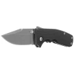 Demko Shark Cub Clip Point Knife Black GRN, Stonewashed AUS10A by Andrew Demko (SC-10A-GRNBLK-CP)