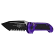 Microtech LUDT Gen III T/E Automatic Knife Purple Aluminum, Black F/S M390MK by Tony Marfione (1136-3PU)