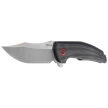 Reate Jack Jr. Knife Black Aluminium, Satin S30V (Jack Jr. BKAL SAT RDAL)