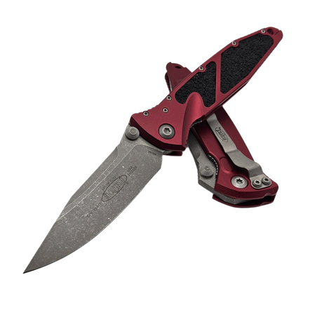 Nóż składany Microtech Socom Elite S/E-M Merlot Aluminum, Apocaliptic M390 by Tony Marfione (160-10APMR)