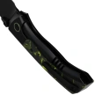 Remette RT-Steed Knife Black Titanium/Black-Green Carbon Fiber, Black DLC M390 (RTWS-BH)