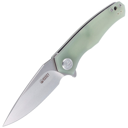 Kubey Knife Cadmus Jade G10, Bead Blasted D2 by Max (KU055D)