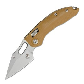 Microtech Stitch Ram-Lok S/E Knife Tan Fluted G10, Apocalyptic M390MK by Borka Blades and Tony Marfione (169RL-10APFLGTTA)