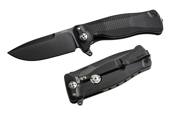 LionSteel SR11A Black Aluminum, Black Sleipner by Molletta (SR11A BB)