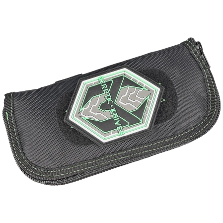 Nóż automatyczny OTF Heretic Colossus Custom D/E Black Aluminium/Flamed Ti Inlay, High Sheen SW DLC MagnaCut by Tony Marfione Jr.