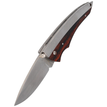 Herbertz Top AISI 420 Wood/Metal brown Plain 110g 70 02/047/10 pocket knife - 288611