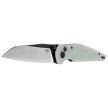 Bestech Snakebird Knife Transparent G10, Satin / Black PVD 14C28N (BG58D)