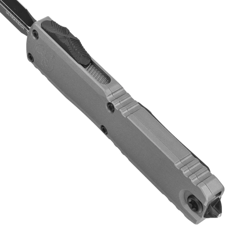 Nóż automatyczny OTF Microtech Ultratech Gen III ZBP D/E Natural Clear Aluminium, Black M390MK by Tony Marfione (1122-1NC)