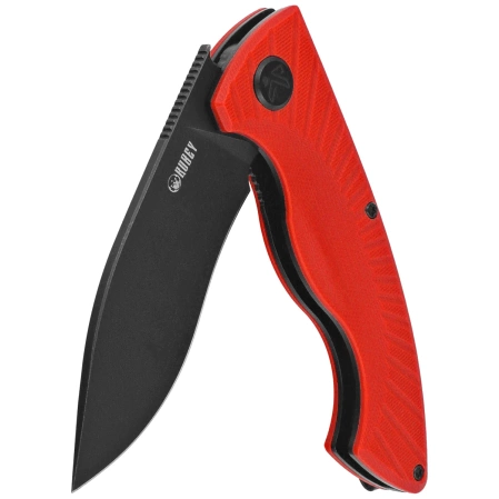 Nóż składany Kubey Timberwolf Red G10, Blackwashed 14C28N (KU208I)
