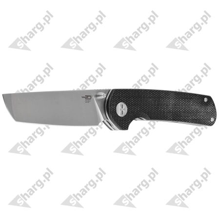 Nóż składany Bestech Sledgehammer Black Micarta, Satin / Stonewashed D2 (BG31C)