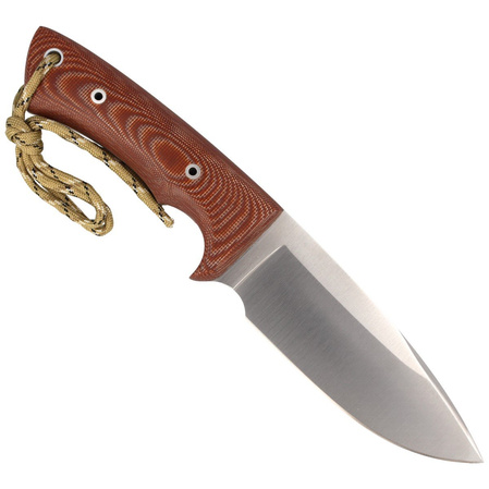 Muela Knife Full Tang Brown Canvas Micarta, Satin 1.4116 CRYO-T (GAVILAN C)
