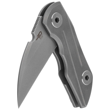 Nóż składany Bestech 2500 Delta Dark Gray Titanium, Bead Blasted CPM S35VN by Poltergeist Works (BT2006B)